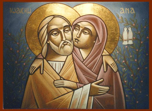 Ste Anne et Joachim : leur fille aînée