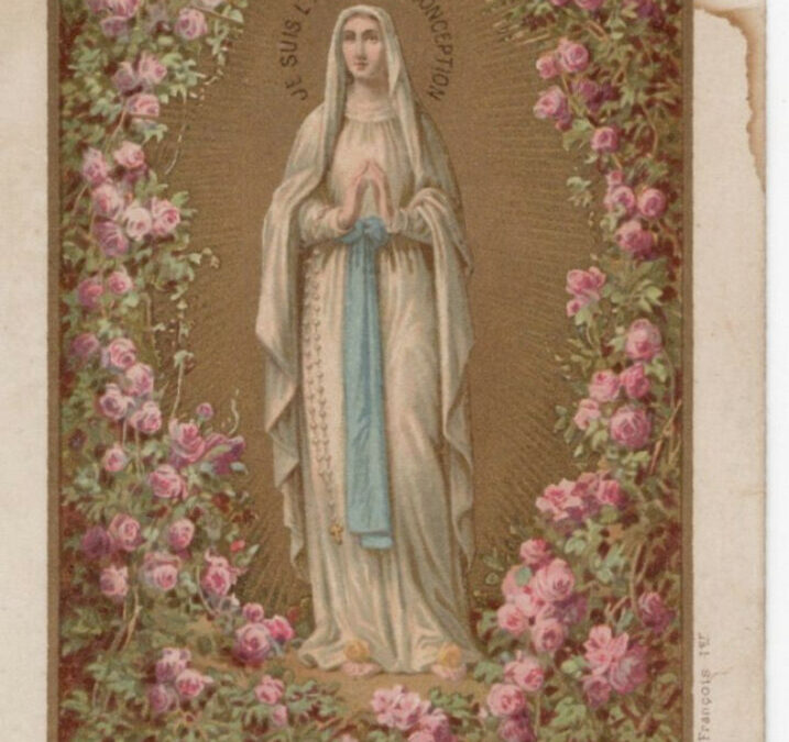 Le 8 décembre, nous fêtons l&rsquo;Immaculée Conception de la Très Sainte Vierge Marie.