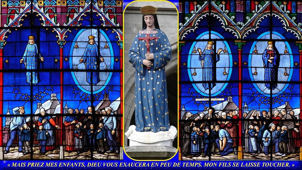 17 janvier, anniversaire de l’apparition de la Sainte Vierge à Pontmain entre la Normandie et la Bretagne