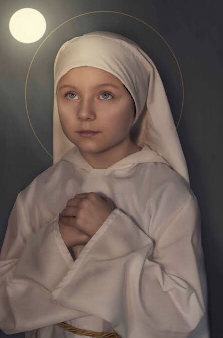 Une petite sainte  morte de joie et d’amour en recevant l’Eucharistie à l’âge de 11 ans.